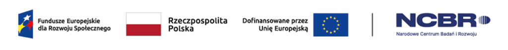 Fundusze Europejskie dla Rozwoju Społecznego, Rzeczpospolita Polska, Dofinansowane przez Unię Europejską, Narodowe Centrum Badań i Rozwoju